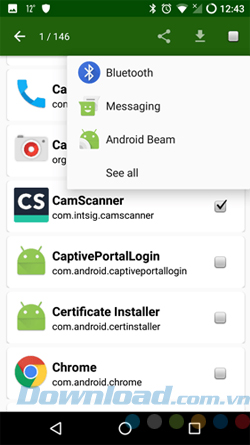 Hướng dẫn chuyển ứng dụng giữa các thiết bị Android qua Bluetooth