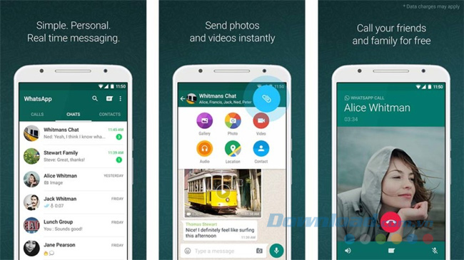 Signal, Telegram và WhatsApp