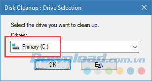 Chọn Primary (C:)
