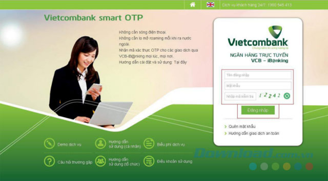 Hướng dẫn đăng ký và sử dụng Vietcombank Internet Banking