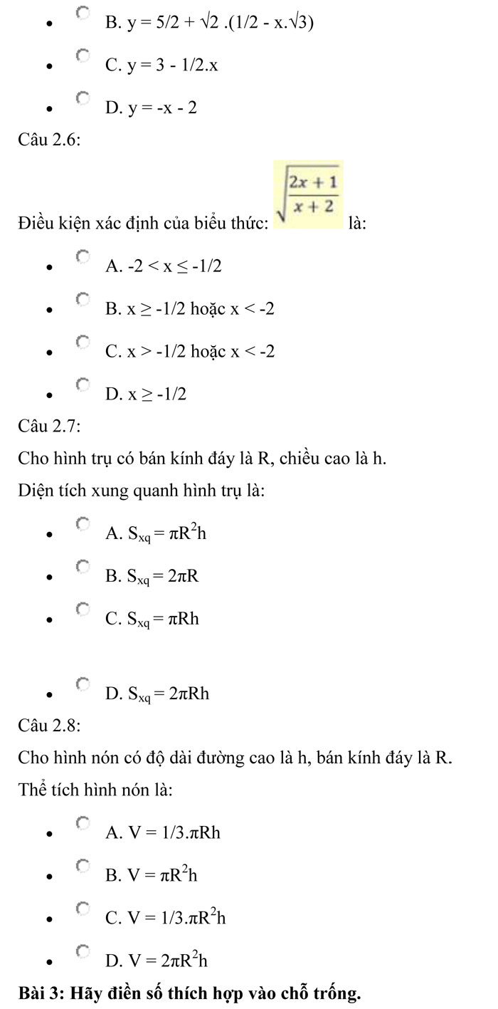 Đề thi Violympic Toán lớp 10 vòng 1