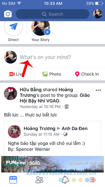 Đăng status