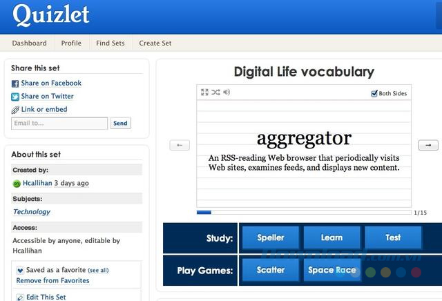 Quizlet Flashcards