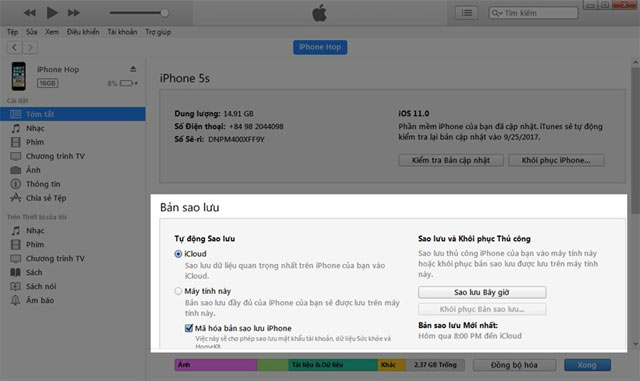 Cách hạ cấp từ iOS 11.0.3 chính thức xuống iOS 10.3.3
