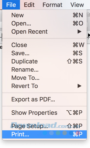 Cách tạo file PDF không cần phần mềm trên Mac