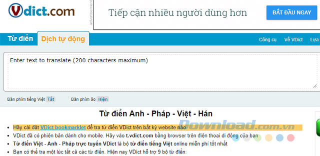 VDict - Vietnamese Dictionary