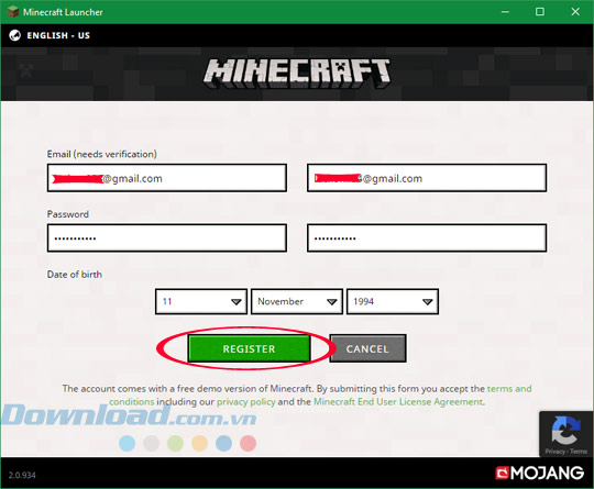 Tải về Minecraft