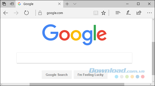 Thiết lập Google là công cụ tìm kiếm mặc định trên Microsoft Edge