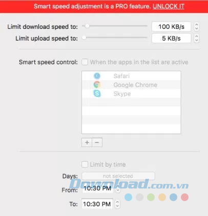 Smart speed adjustment