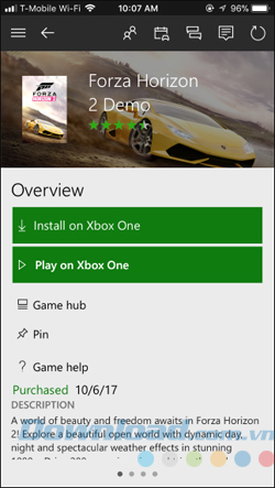 Install on Xbox One 