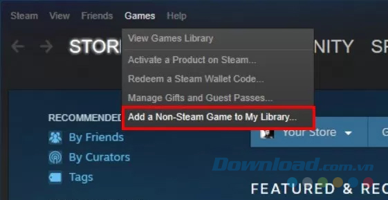 All a Non-Steam Game to My Library