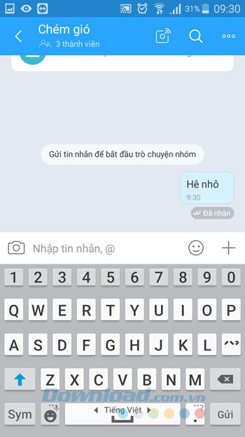 Chat nhóm