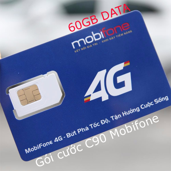 Nhận ngay 60GB data với gói cước C90 tốc độ cao của Mobifone