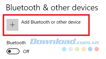 Add Bluetooth or other devices