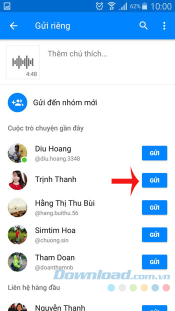 Gửi nhạc MP3