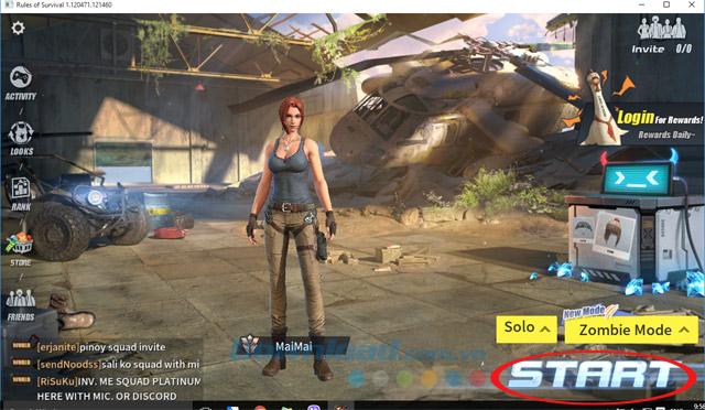 Start Rules Of Survival