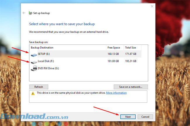 Windows 10 Backup Restore