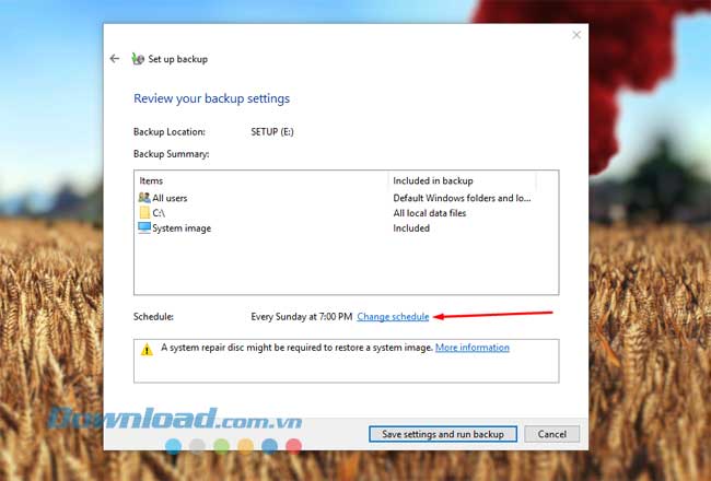 Windows 10 Backup Restore