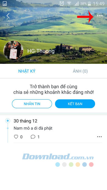 Trang cá nhân người lạ