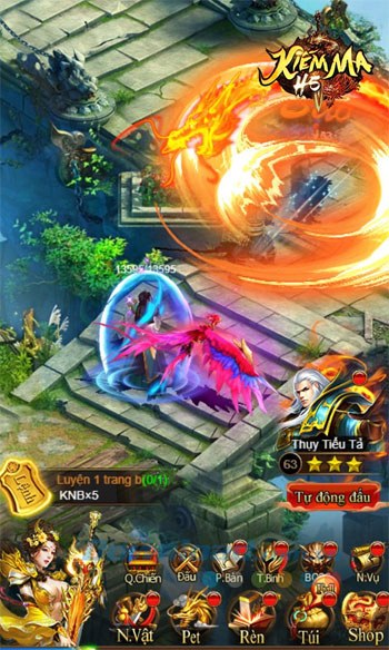 Chơi game Kiếm Ma H5