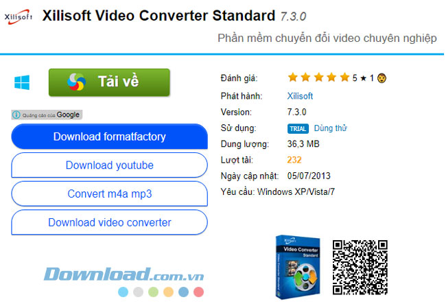 Hướng dẫn cài đặt và sử dụng Xilisoft Video Converter để nối video