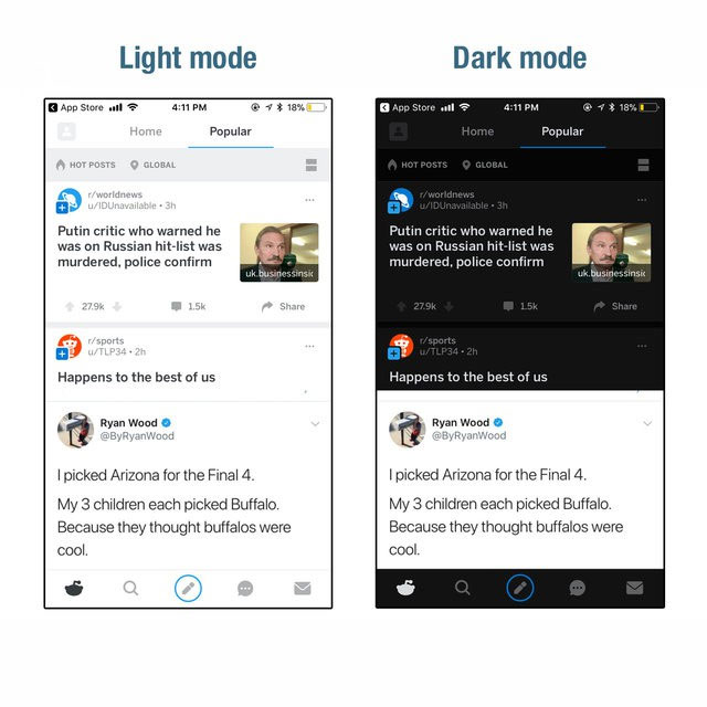 Dark Mode Apps