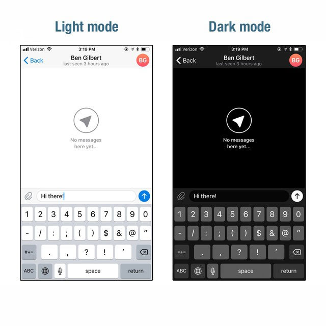 Dark Mode Apps