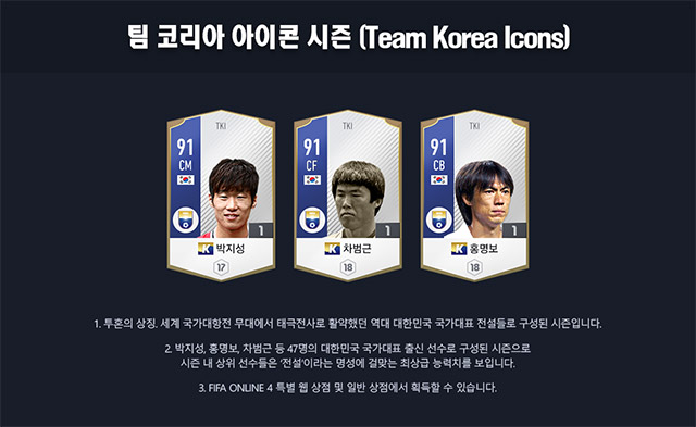 Team Korea Icons