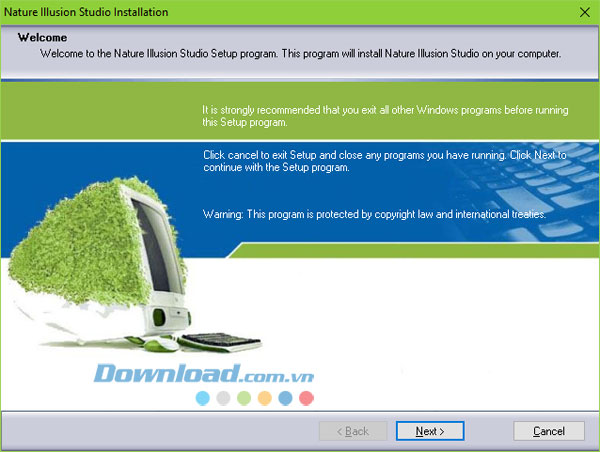 Tải và cài đặt phần mềm Nature Illusion Studio 