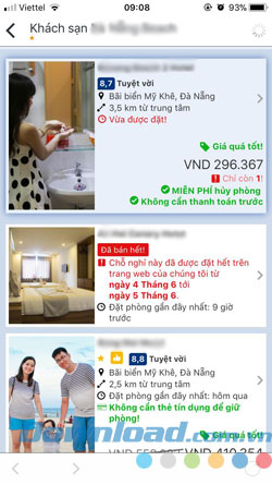 Đặt phòng Trivago