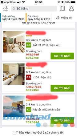 Đặt phòng Trivago