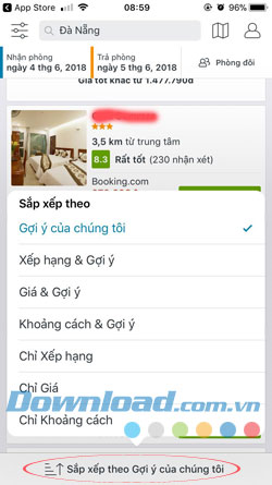 Đặt phòng Trivago