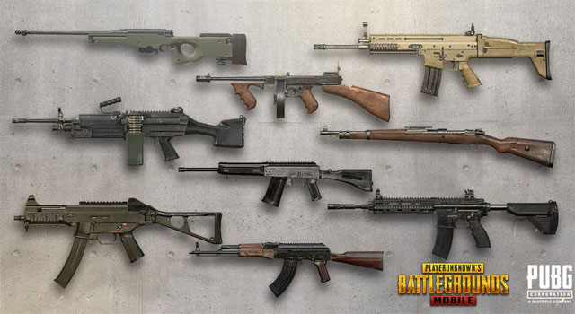 PUBG Mobile Weapons