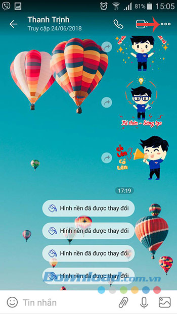 Giao diện Chat