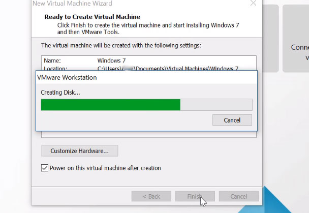 Windows 7 VNware