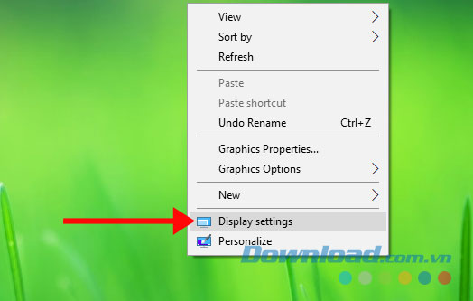 Cách thay đổi độ phân giải màn hình máy tính Windows 10