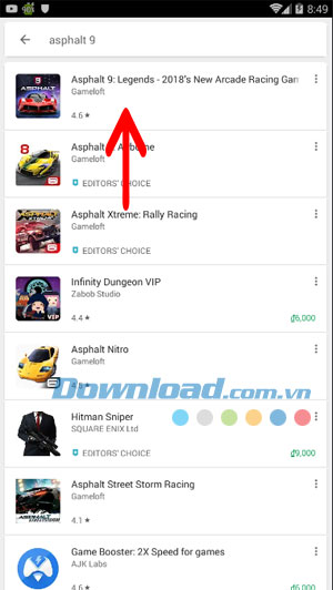 Asphalt 9 Mobile