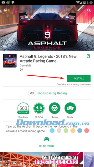 Asphalt 9 Mobile