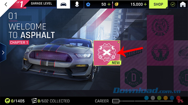 Cách đua xe trong Asphalt 9