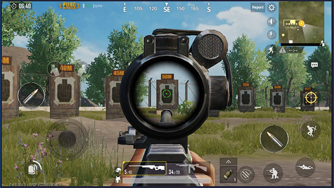 Ống ngắm Scope 4x cuả Pubg mobile