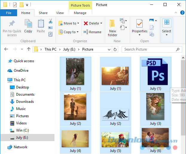 Đổi tên file trên máy tính Windows