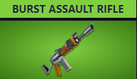 Súng Burst Assault Rifle không phổ biến trong Fortnite