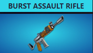 Súng Burst Assault Rifle hiếm trong Fortnite