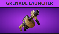 Súng Grenade Launcher cực hiếm trong Fortnite