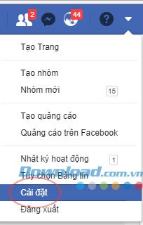 Cài đặt Facebook