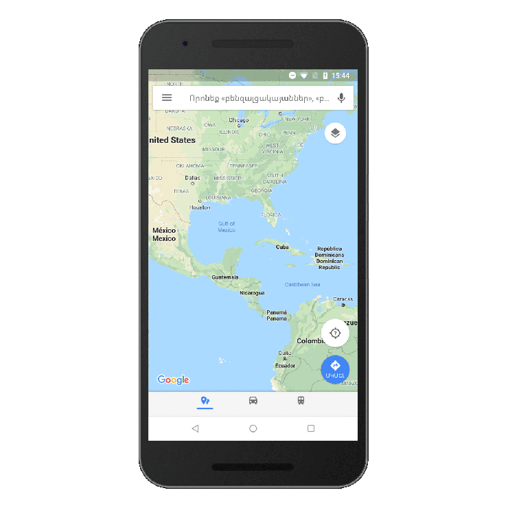 Tùy chọn ngôn ngữ google maps