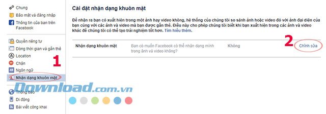 Nhận dạng khuôn mặt trên Facebook