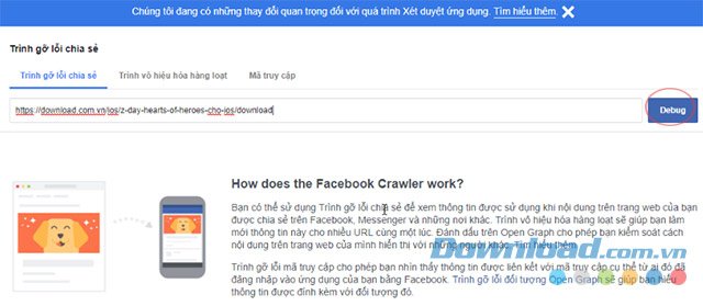 Trình sửa lỗi của Facebook