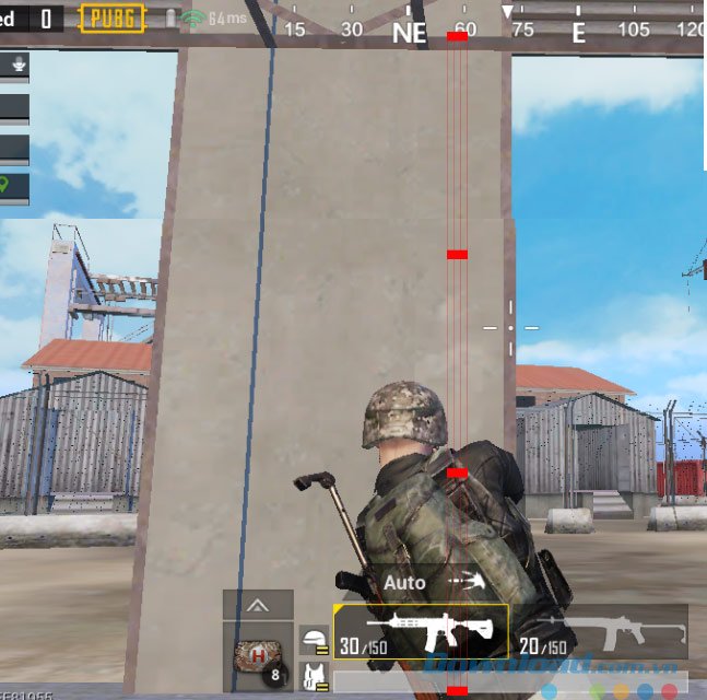 Cách nghiêng sang trái khi chơi PUBG Mobile