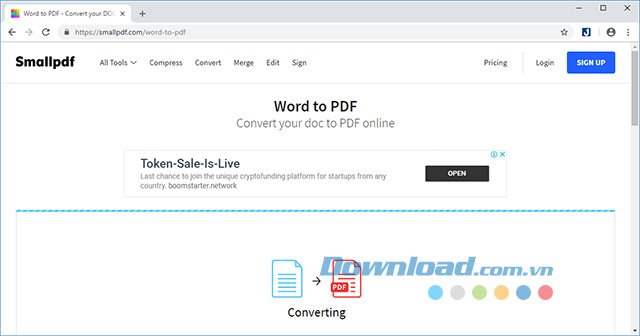 Quá trình chuyển đổi Word sang PDF